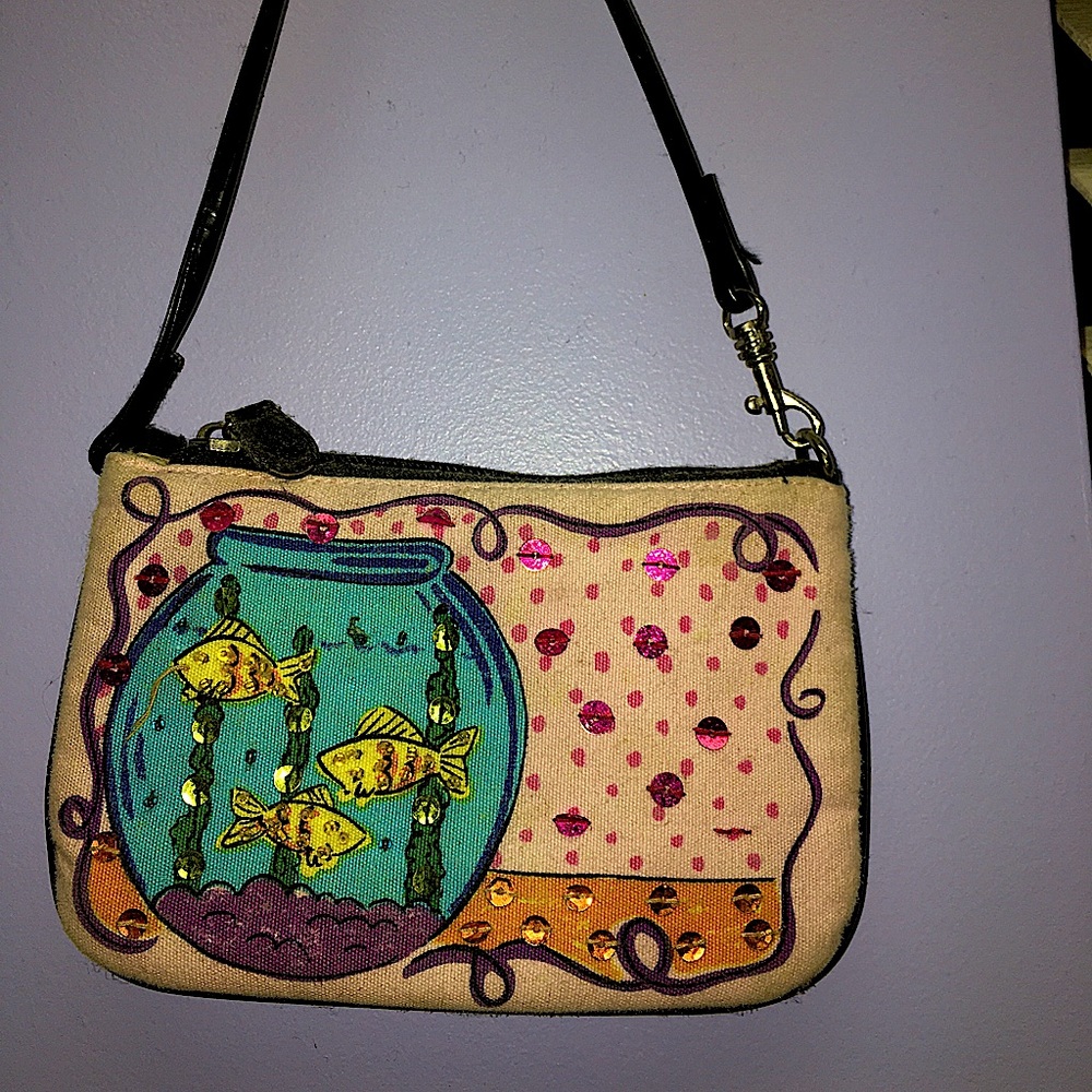 Unique Vintage Sparkly Sequin Coin Purse🐠